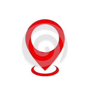 Pin map marker pointer icon, GPS location symbol Ã¢â¬â for stock photo